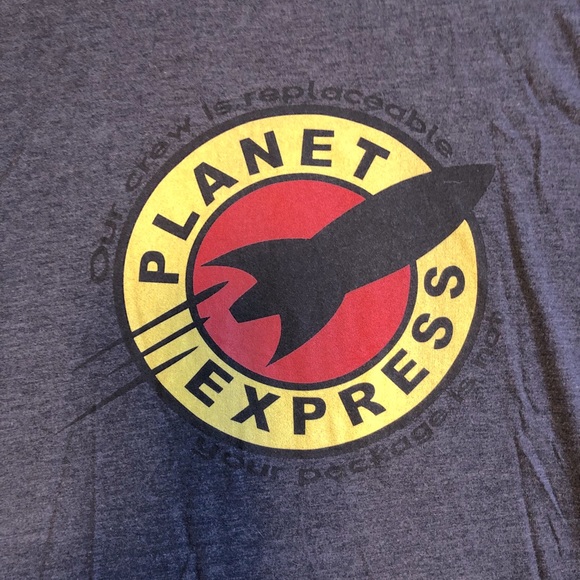 Dark Grey Planet Express Shirt - Picture 2 of 3